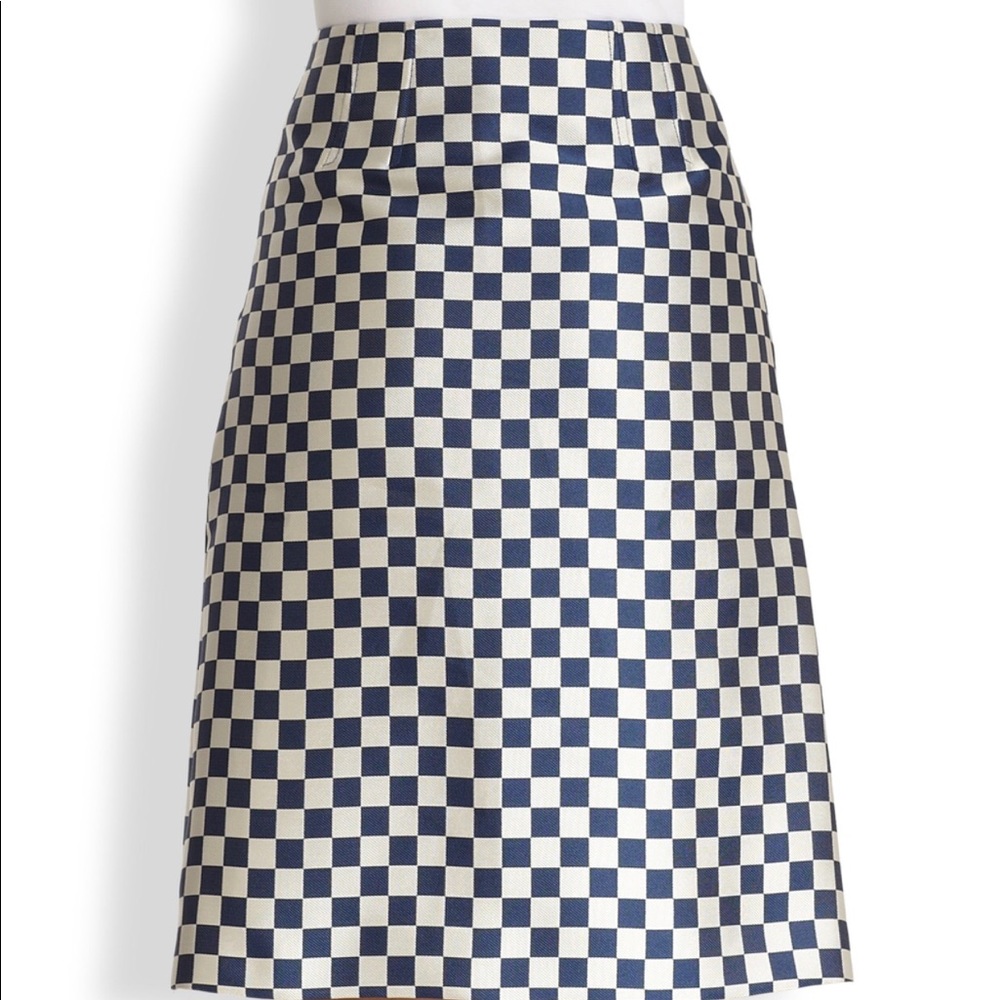 Marc by Marc Jacob checkerboard/checkered/gingham jacquard skirt
